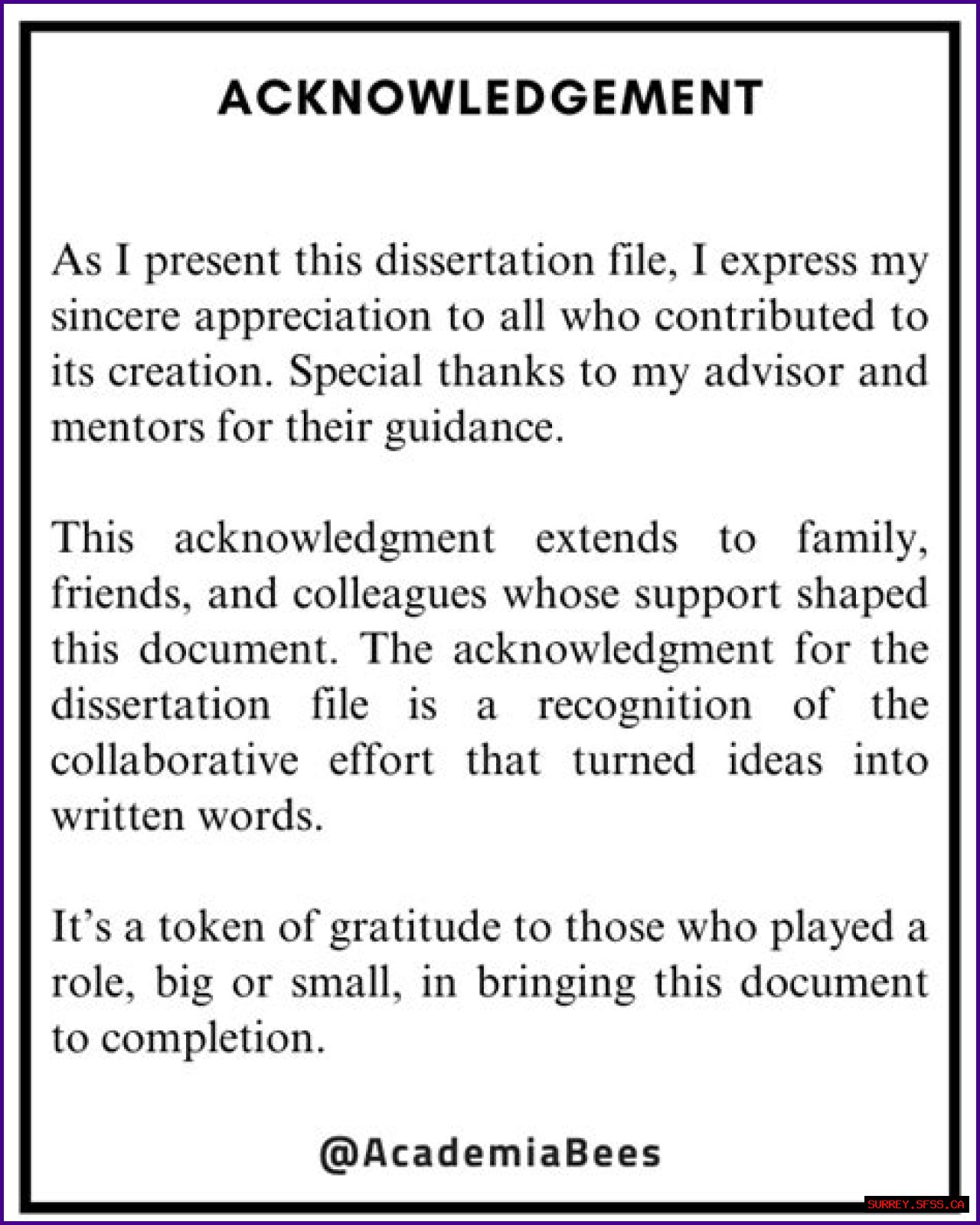 An Pleasant Piece of Writing: Your Dissertation Acknowledgement