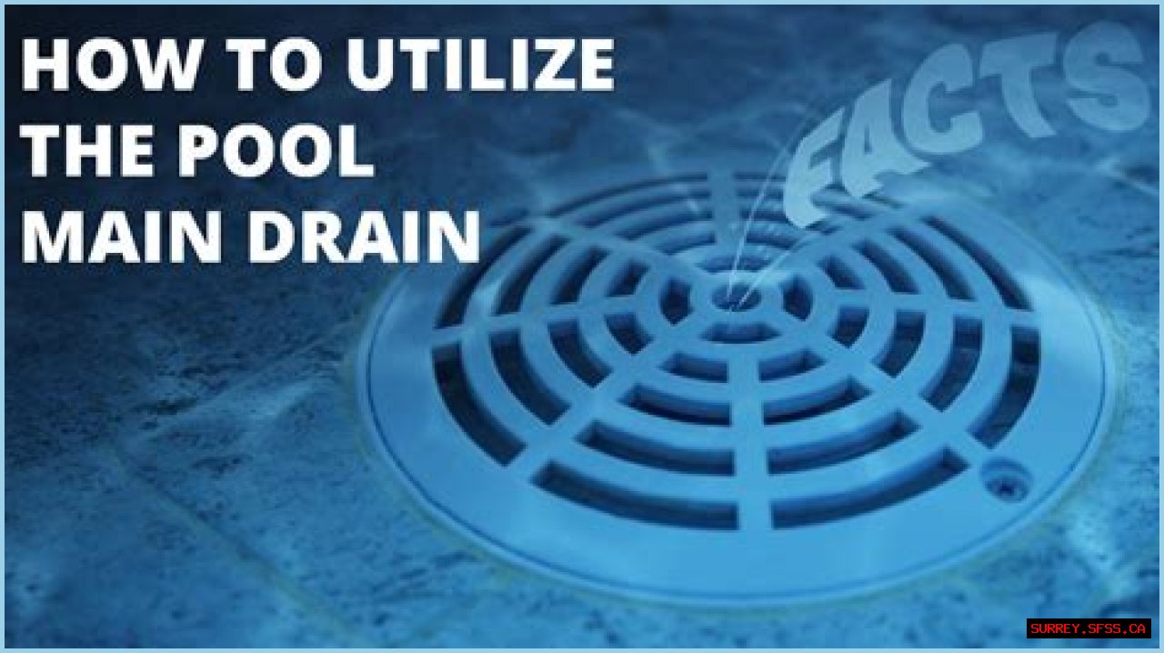 How do I unblock the main drain in my pool?