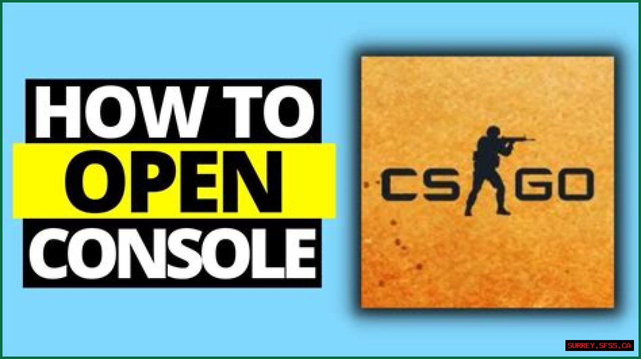 How to open console in csgo