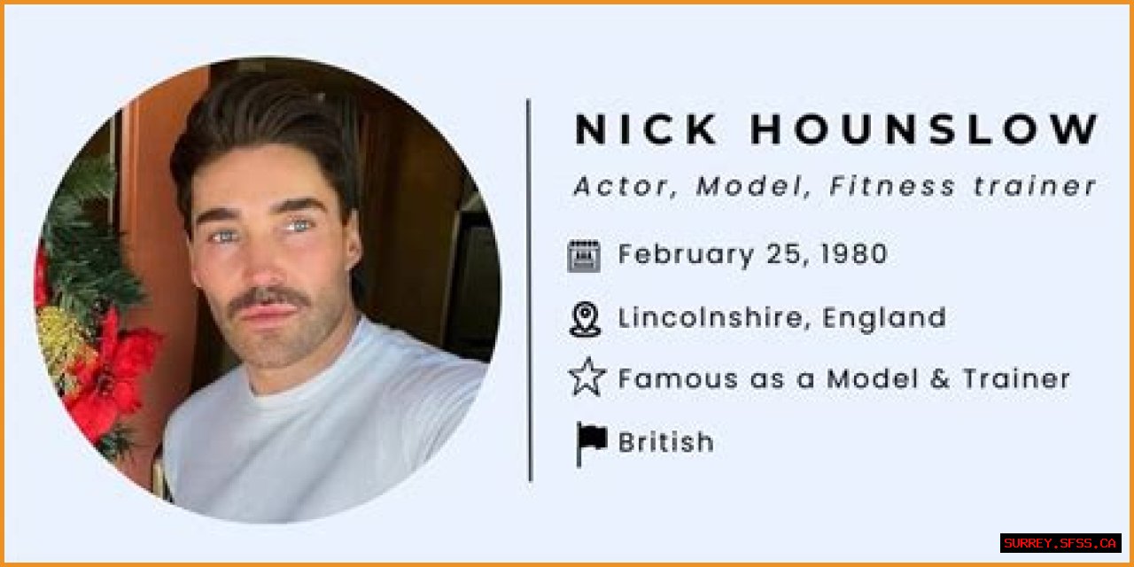 Nick Hounslow - Biography, Age, Wiki, Facts and Family