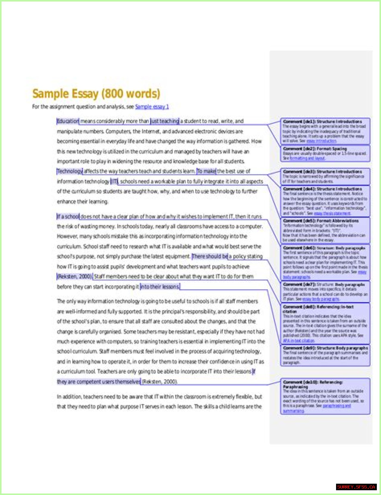 Writing Brief Essays is an Important Talent